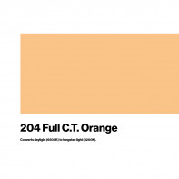 LEE Filters # 204 Full C.T. Orange Roll