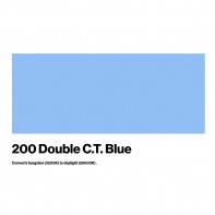 LEE Filters # 200 Double C.T. Blue Half Sheet