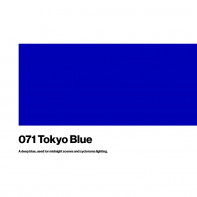 LEE Filters # 071 Tokyo Blue Roll